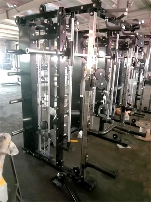 Home Gym Power Cage Squat Rack com máquina Smith multifuncional e levantamento de peso