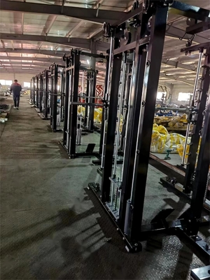 Home Gym Power Cage Squat Rack com máquina Smith multifuncional e levantamento de peso