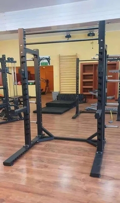 Rack de ginástica multifunção para treinamento unisex de desenvolvimento muscular do peito, perna e costas
