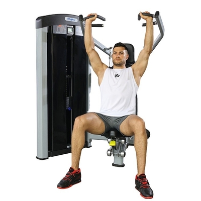 Medium Loader Commercial Gym Steel Shoulder Press Machine com Seleção de Carga de Pin