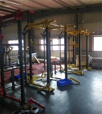 Máquina de treinamento funcional de musculação com aço e materiais de tubo retangular Q235