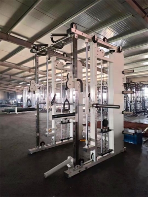 Estação de ginástica para casa Crossover de cabo de alimentação multifuncional para musculação e agachamento