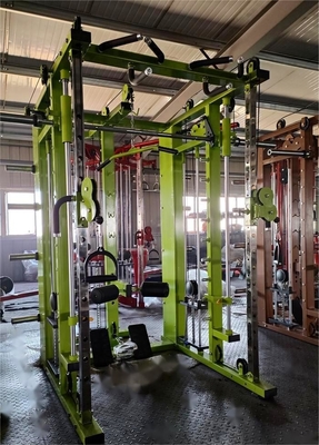 Estação de ginástica para casa Crossover de cabo de alimentação multifuncional para musculação e agachamento