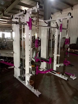 Estação de ginástica para casa Crossover de cabo de alimentação multifuncional para musculação e agachamento