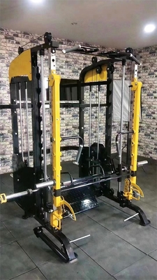 Equipamento de treino em casa Power Cage Squat Rack com máquina Smith multifunção