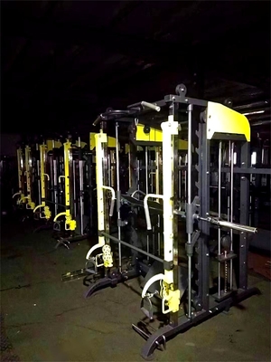 Equipamento de treino em casa Power Cage Squat Rack com máquina Smith multifunção