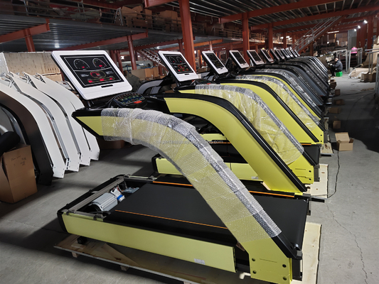 Teste de frequência cardíaca sem fio esteira comercial para condução elétrica exercício de ginástica