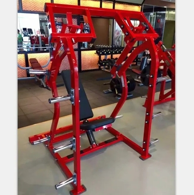 Aço Q235 Equipamento de ginástica comercial Placa carregada de volta Prensa de ombro lateral de extensão