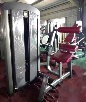 Equipamento de ginástica comercial Treinador abdominal com pin de carga com extensão de costas ajustável