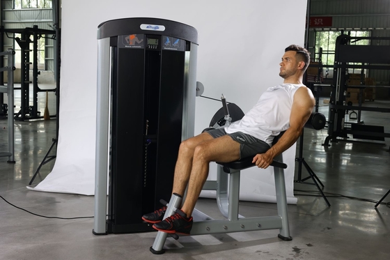 Equipamento de ginástica comercial Treinador abdominal com pin de carga com extensão de costas ajustável