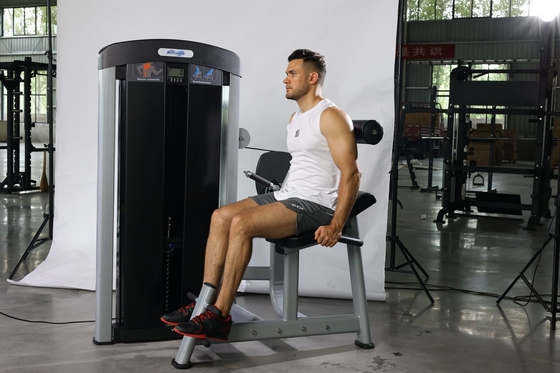 Equipamento de ginástica comercial Treinador abdominal com pin de carga com extensão de costas ajustável
