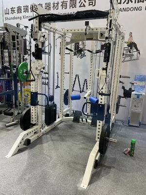Banco de peso de exercícios multifunção com capacidade de treinamento de ombro e peito