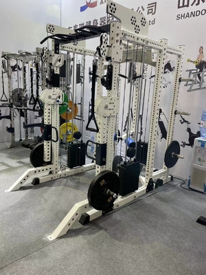 Banco de peso de exercícios multifunção com capacidade de treinamento de ombro e peito