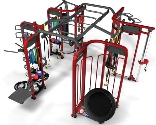 Treinador Integral de Oito Portas para Máquina de Glute Equipamento de Fitness Exercício de Ginásio