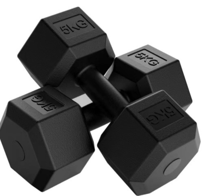 Commercial 20KG Hex Dumbbell de borracha A escolha definitiva para os entusiastas de fitness