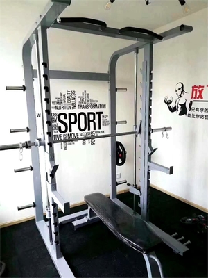 Rack de ginástica multifuncional de treinamento abrangente para perna Peito traseiro Press Power Cage Squat