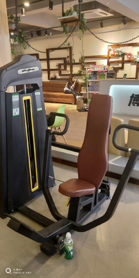 Máquina de ginástica de pressão de peito assentada em aço comercial para fisiculturismo e fitness em casa