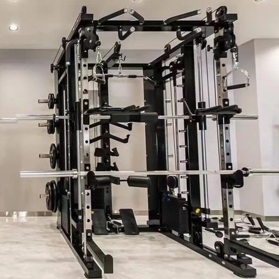 2200*1500*2200 Home Gym Multi Station Power Cage Squat Rack Weightlifting Smith máquina