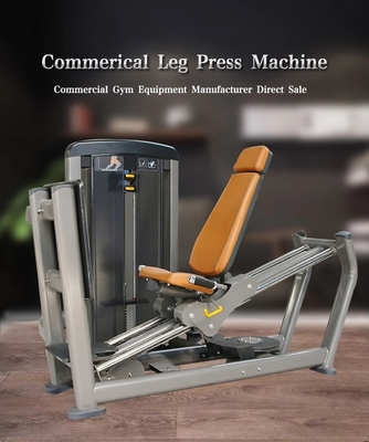 Construção de metal Medium Loader de aço sentado Press de perna máquina de ginástica para treinamento de força