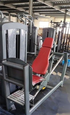 Construção de metal Medium Loader de aço sentado Press de perna máquina de ginástica para treinamento de força