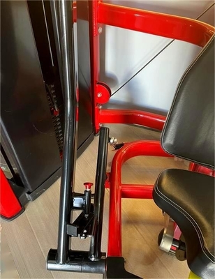 Máquina de Prensa de Peito Vertical Comercial Seleção de Carga de Pin Top-of-the-Line para Fitness