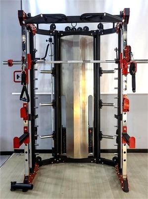 Equipamento de ginástica doméstica comercial com pressão de peito e funções da máquina Smith
