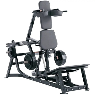 V-Squat Glutes Quadríceps Multifunção Leg Press Hack Squat Machine com carregador médio