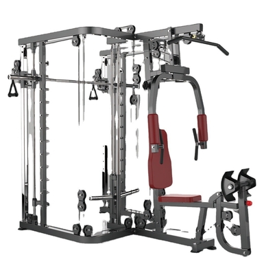 Exercício de Treinamento de Força Treinador Multifunção Tudo em Um com Máquina Smith Power Rack
