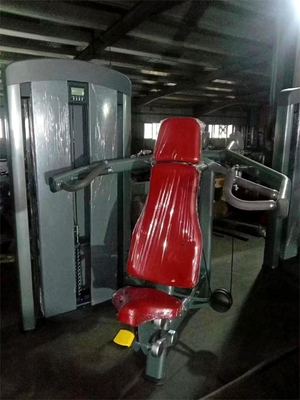Seleção de cargas de alfinetes Carregador médio Gym Máquina de prensagem de ombro para logotipo comercial personalizado