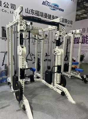 Bodybuilding Fitness Equipamento de ginástica Leg Press Squat Rack Power Cage All in One Multi Function Smith Machine