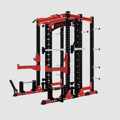 Bodybuilding Fitness Equipamento de ginástica Leg Press Squat Rack Power Cage All in One Multi Function Smith Machine