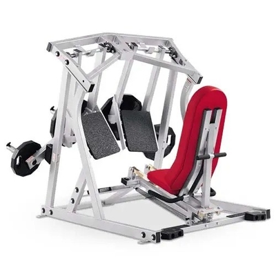 Estilo de treino de ginástica placa carregada Iso lateral pressão perna Quads perna extensão máquina curl