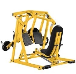 Estilo de treino de ginástica placa carregada Iso lateral pressão perna Quads perna extensão máquina curl