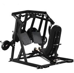 Estilo de treino de ginástica placa carregada Iso lateral pressão perna Quads perna extensão máquina curl