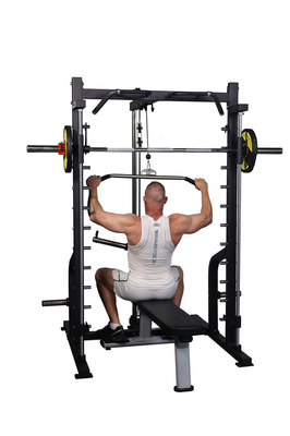 Logotipo personalizado Treinador Funcional e Smith Machine Squat Rack para Fitness Comercial