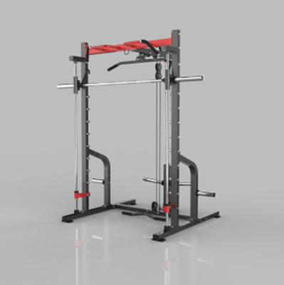 Logotipo personalizado Treinador Funcional e Smith Machine Squat Rack para Fitness Comercial