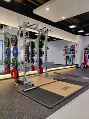 Q235 Tubos retangulares de aço equipamento de ginástica rack de agachamento com 1320 * 1680 * 2320 dimensões