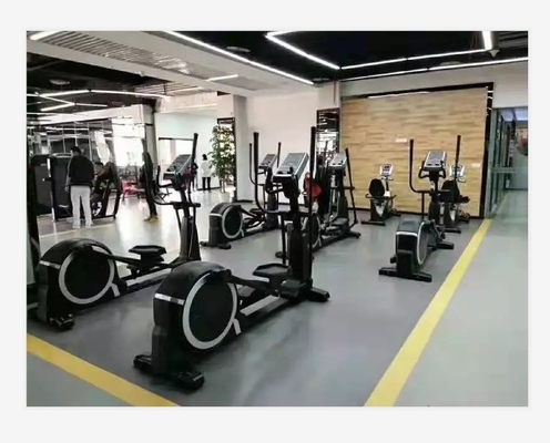 Opcional Cor Selecionável Manual Cross Trainer Bicicleta elíptica para fitness interior