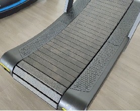 Home Curved treadmill com design auto-gerador e opcional selecionável cor do quadro
