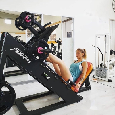 Medium Loader Aço 45 graus Pressão de perna Placa de treinamento de força carregada Equipamento de ginástica