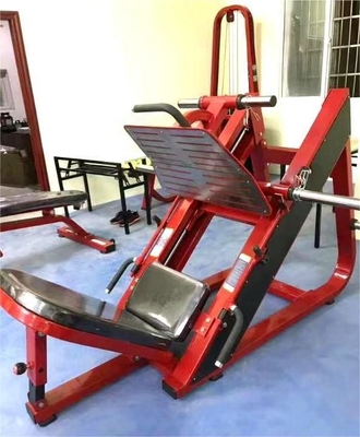 Máquina de pressão para pernas de treinamento de força comercial com carga média e seleção de carga de pin
