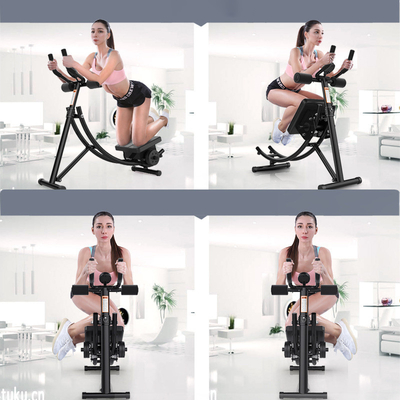 Logotipo Máquina de Crunch Ab Coaster personalizável para exercícios abdominais sentados e obliques