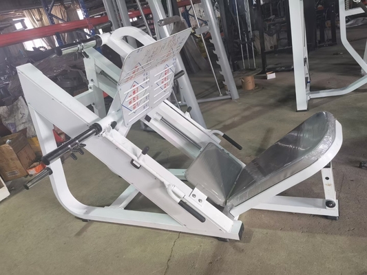 Treinador de força de pernas de aço com máquina de prensagem de pernas de placa de agachamento Equipamento de ginástica comercial