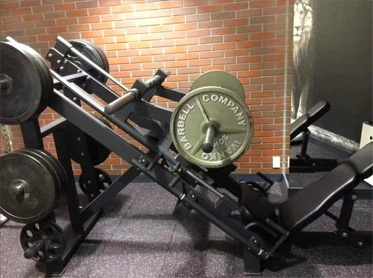 Prensa de pernas lineares de 45 graus para treinamento de força muscular em equipamentos de ginástica