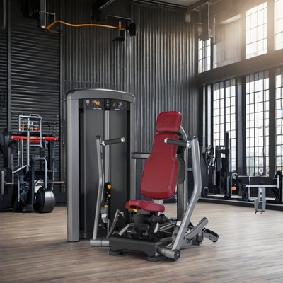 Equipamento de ginástica comercial Pressão de peito inclinada sentada com logotipo personalizado disponível