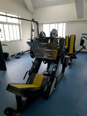 Máquina de pressão de pernas carregada de chapa de aço para equipamentos de ginástica