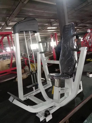 Equipamento de ginástica comercial Pressão de peito assentada de aço Q235 ajustável para treinamento de força