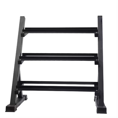 Conjunto de rack de halteres para equipamento de fitness comercial em treinamento de força na sala de estar