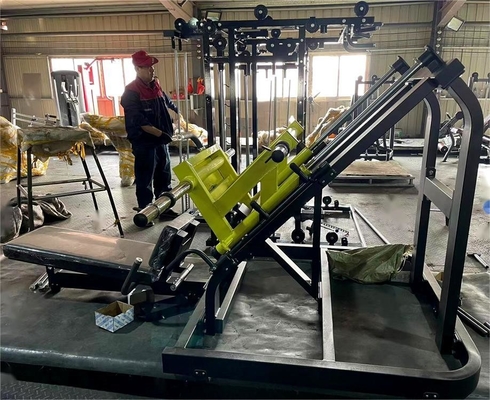 Medium Loader Plate Loaded Gym Machine 45 Graus Pressão nas pernas para exercício eficaz