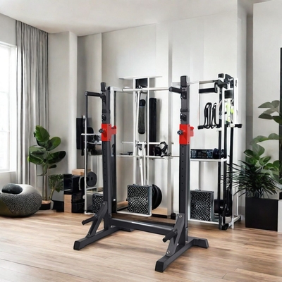 Equipamento de ginástica doméstica comercial de fitness Multifunção Power Rack para design interior